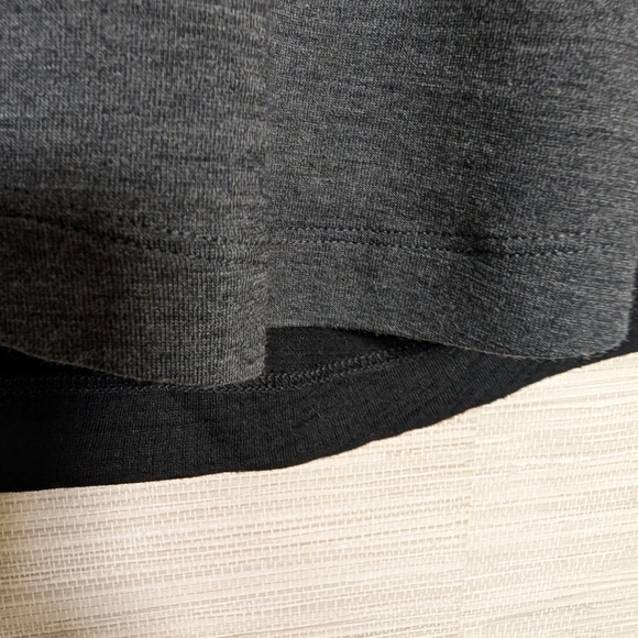 Icebreaker Merino Wool 260 Zone Black Gray Quarter Zip Pullover Small - Picture 4 of 15
